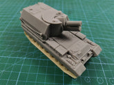 3d Printed 1/72 British Conqueror Gun Carriage Self-Propelled Gun Kit